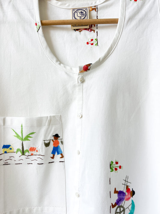 Košeľa Vietnamskí robotníci 2