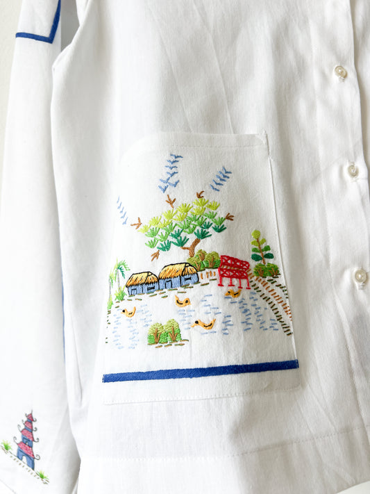 Košeľa Vietnamskí robotníci 6