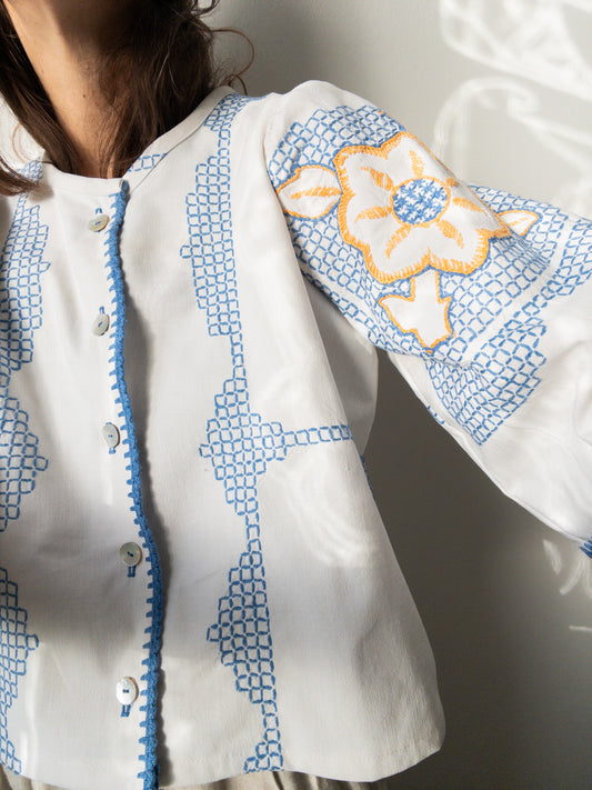 Košeľa Žlté kvety