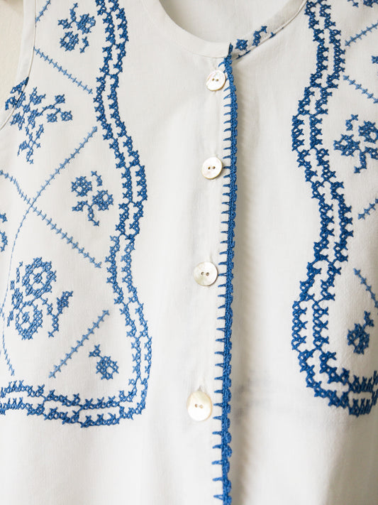 Košeľa Modré kachličky 1