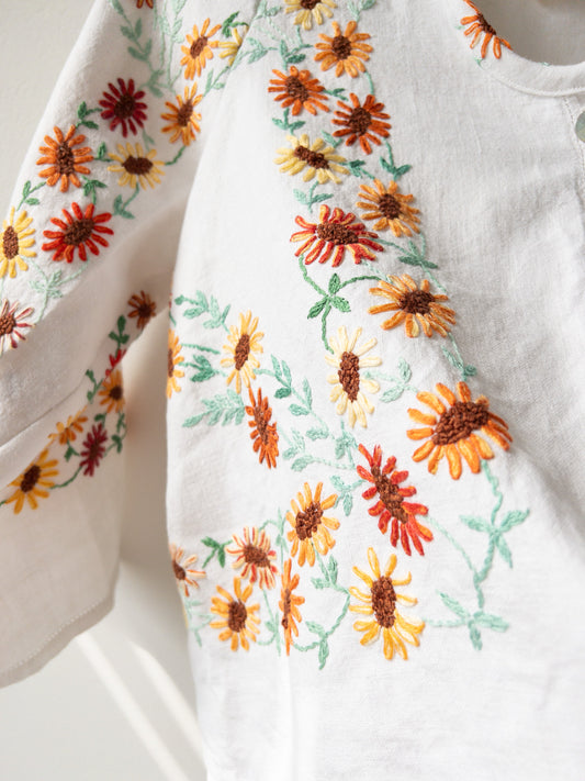 Košeľa Oranžové kvety