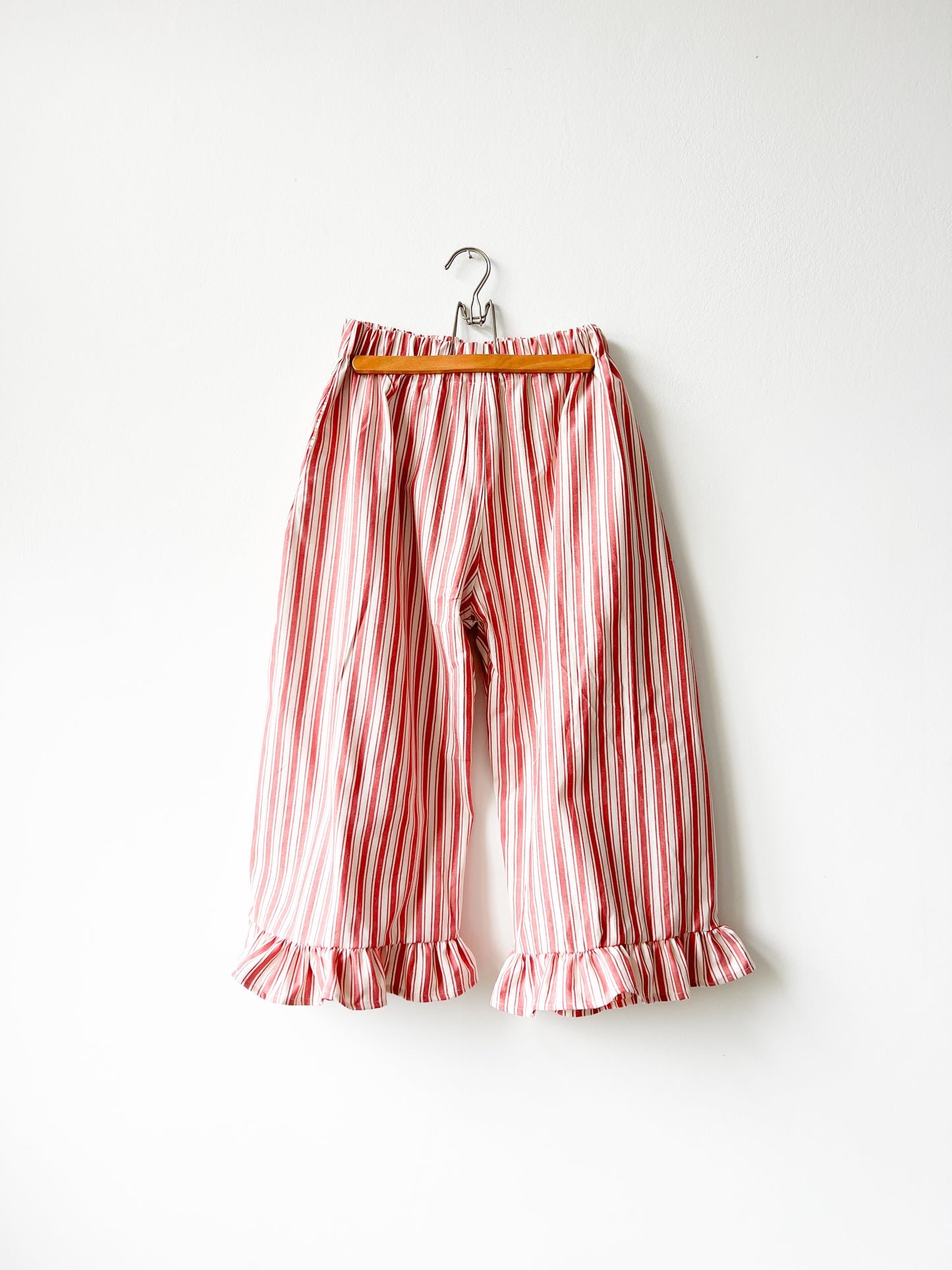 PREORDER Široké nohavice s volánmi Červené