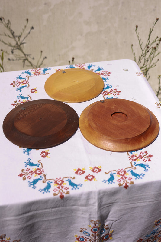 Drevený tanier na stenu #3