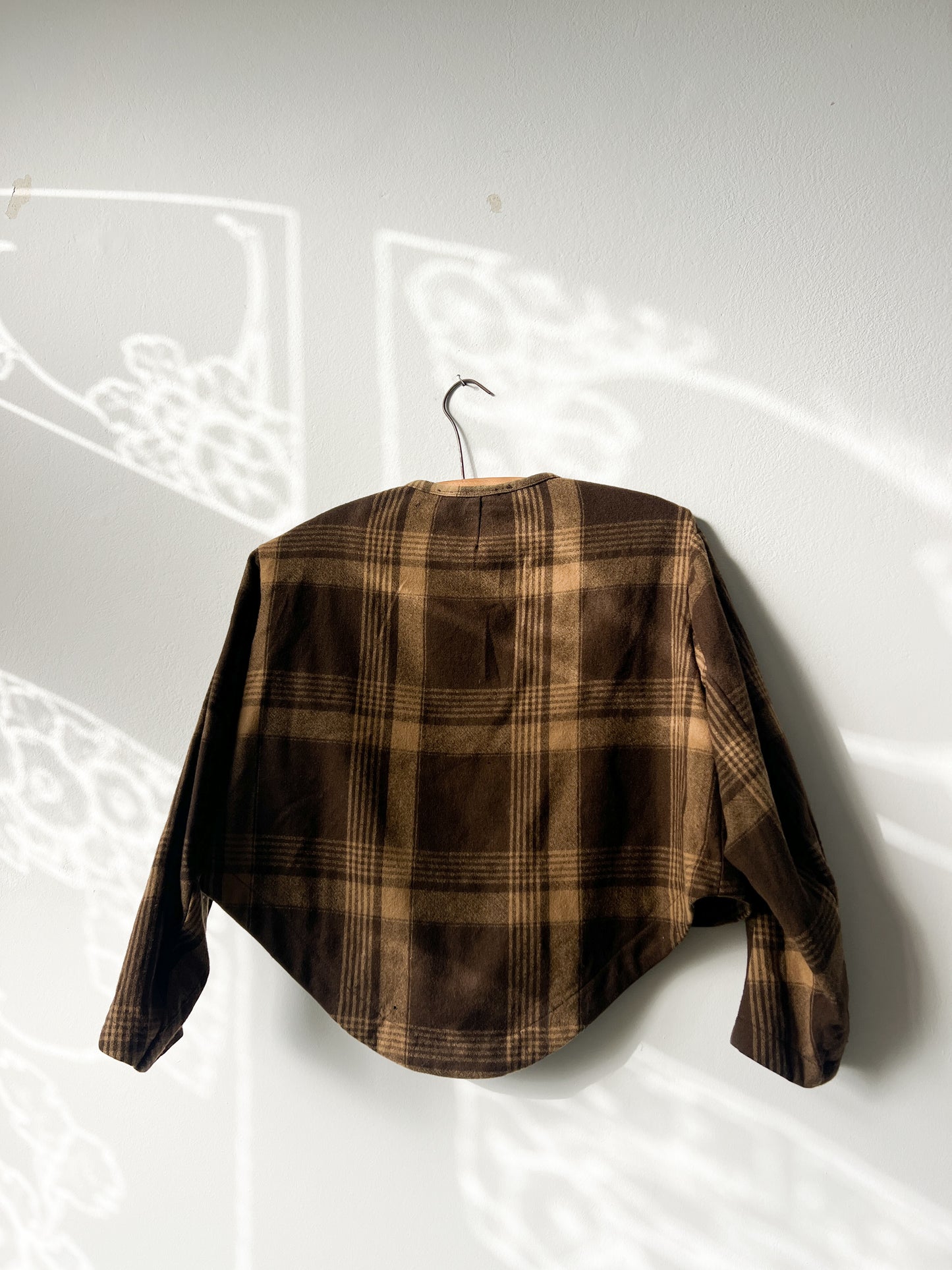 Vlnená jupka Hnedá