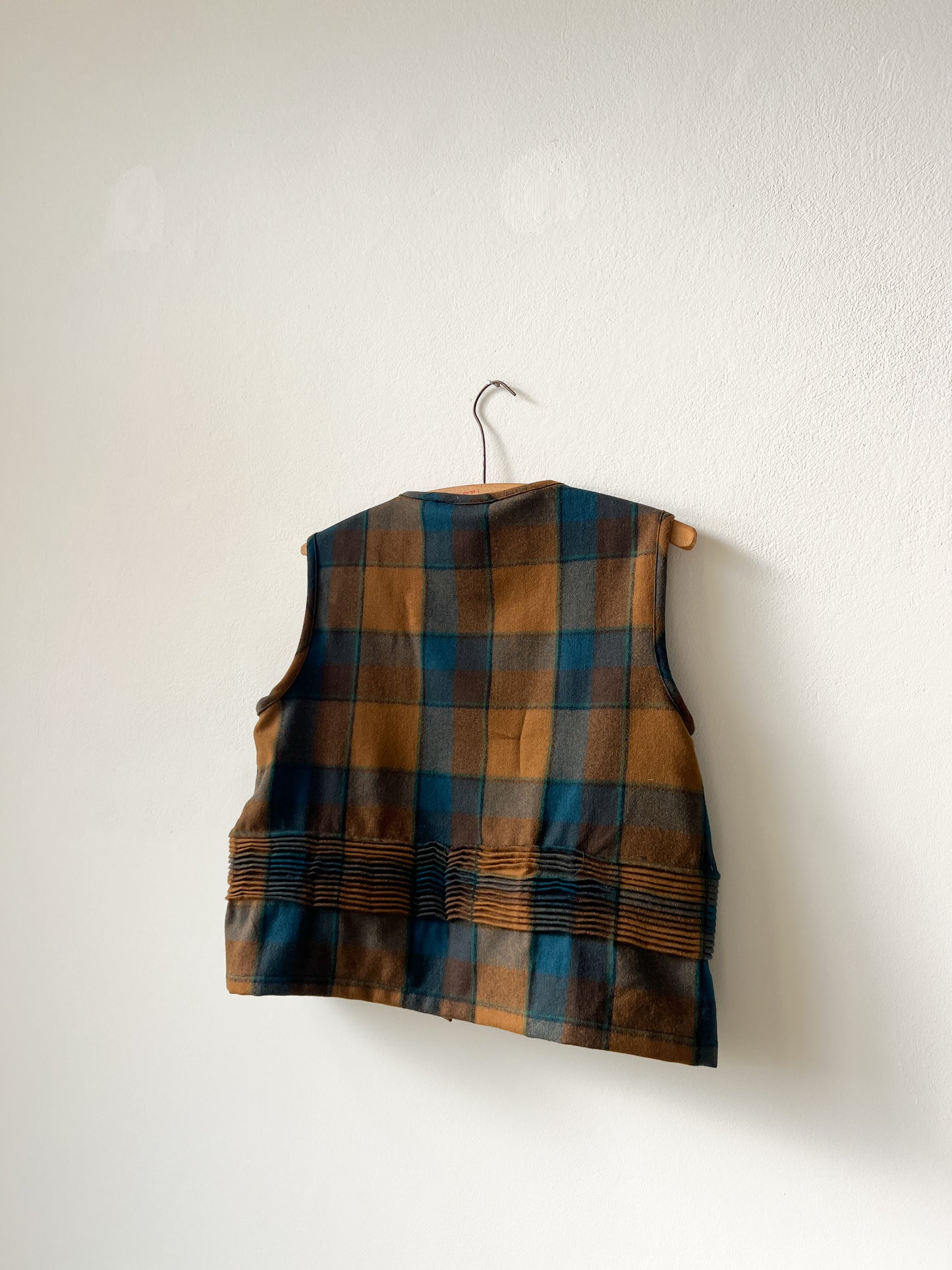 Vlnená vesta Oranžová