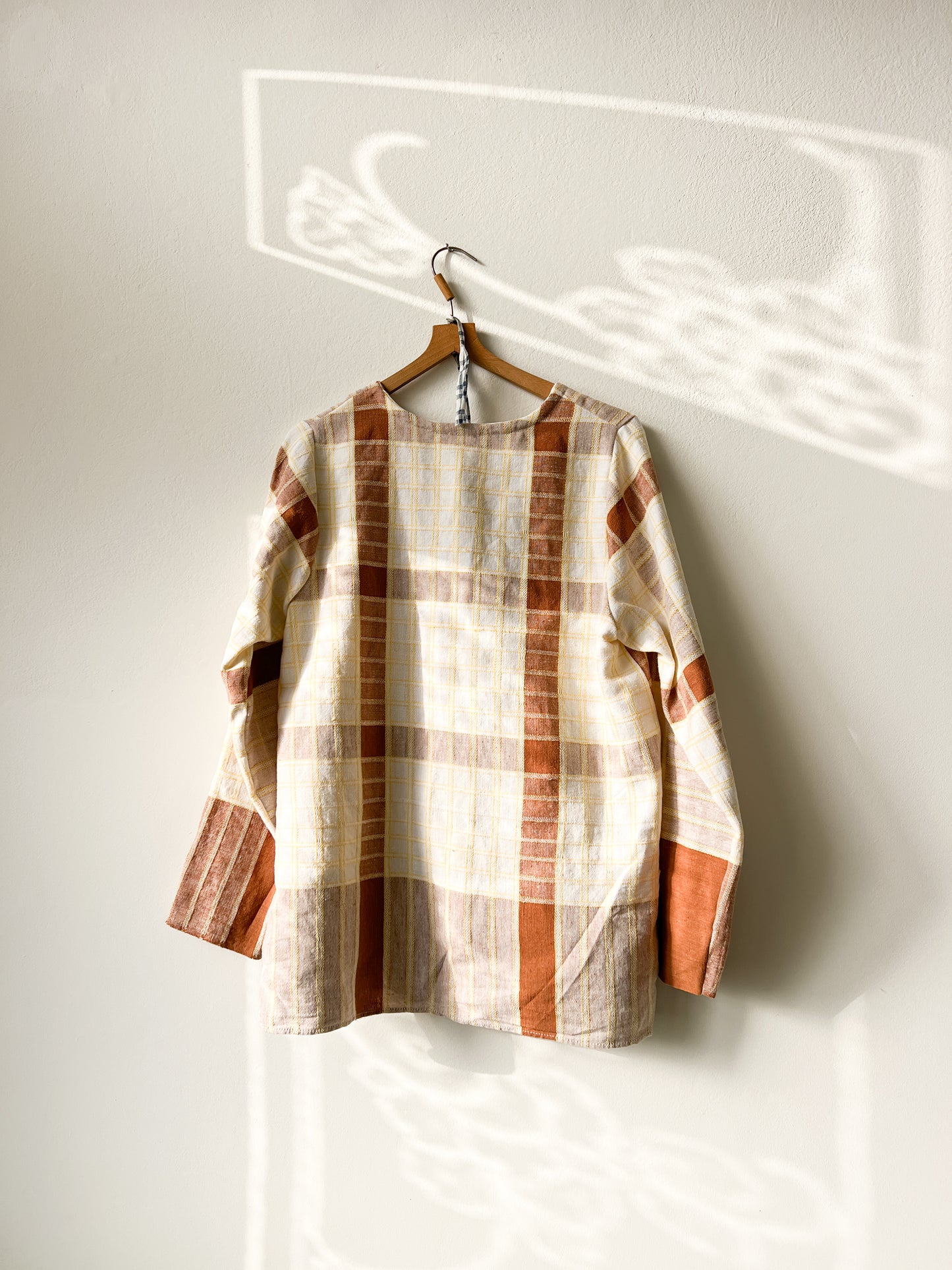 Košeľa Hnedá kocka