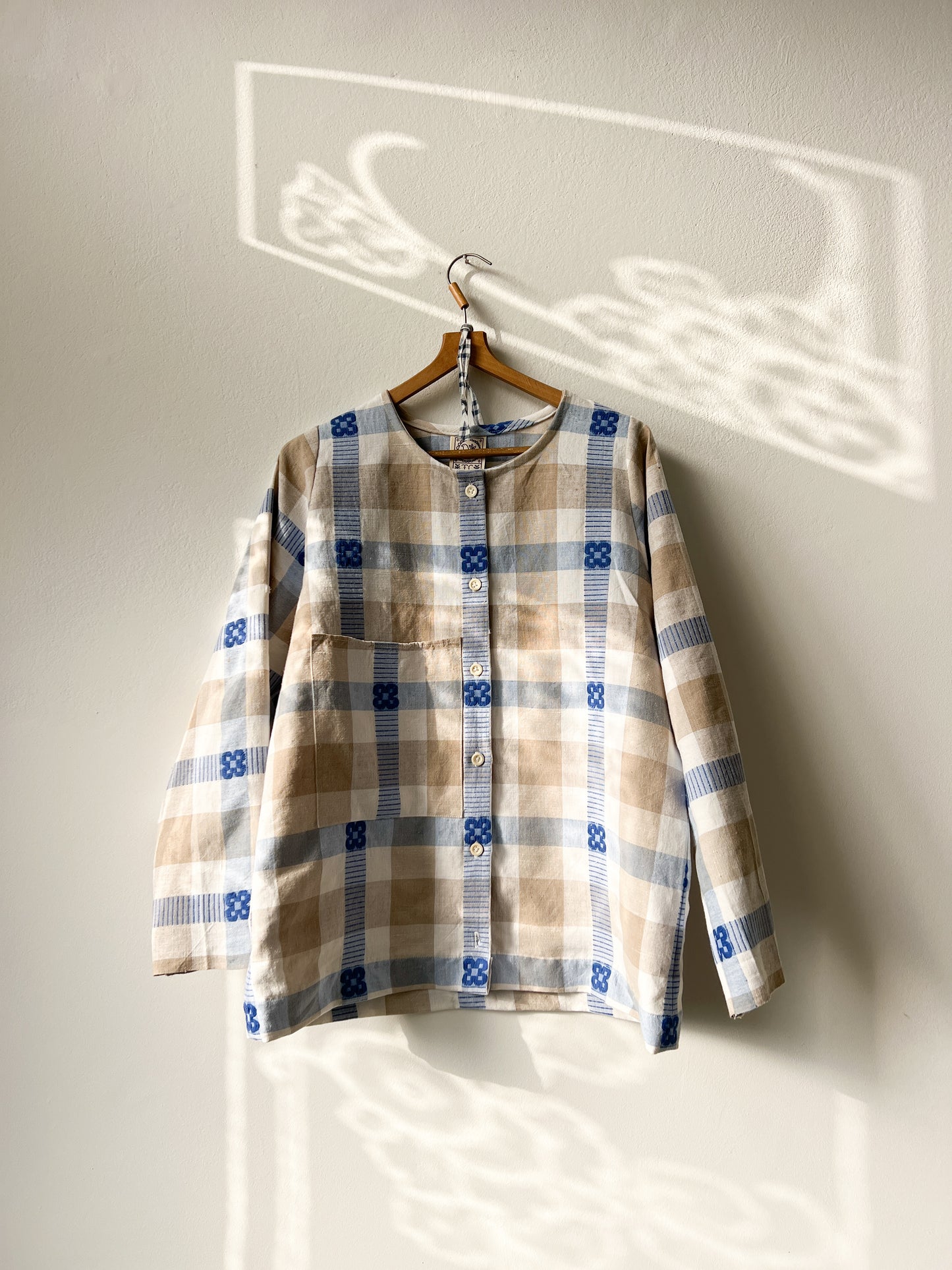 Košeľa Modrá kocka