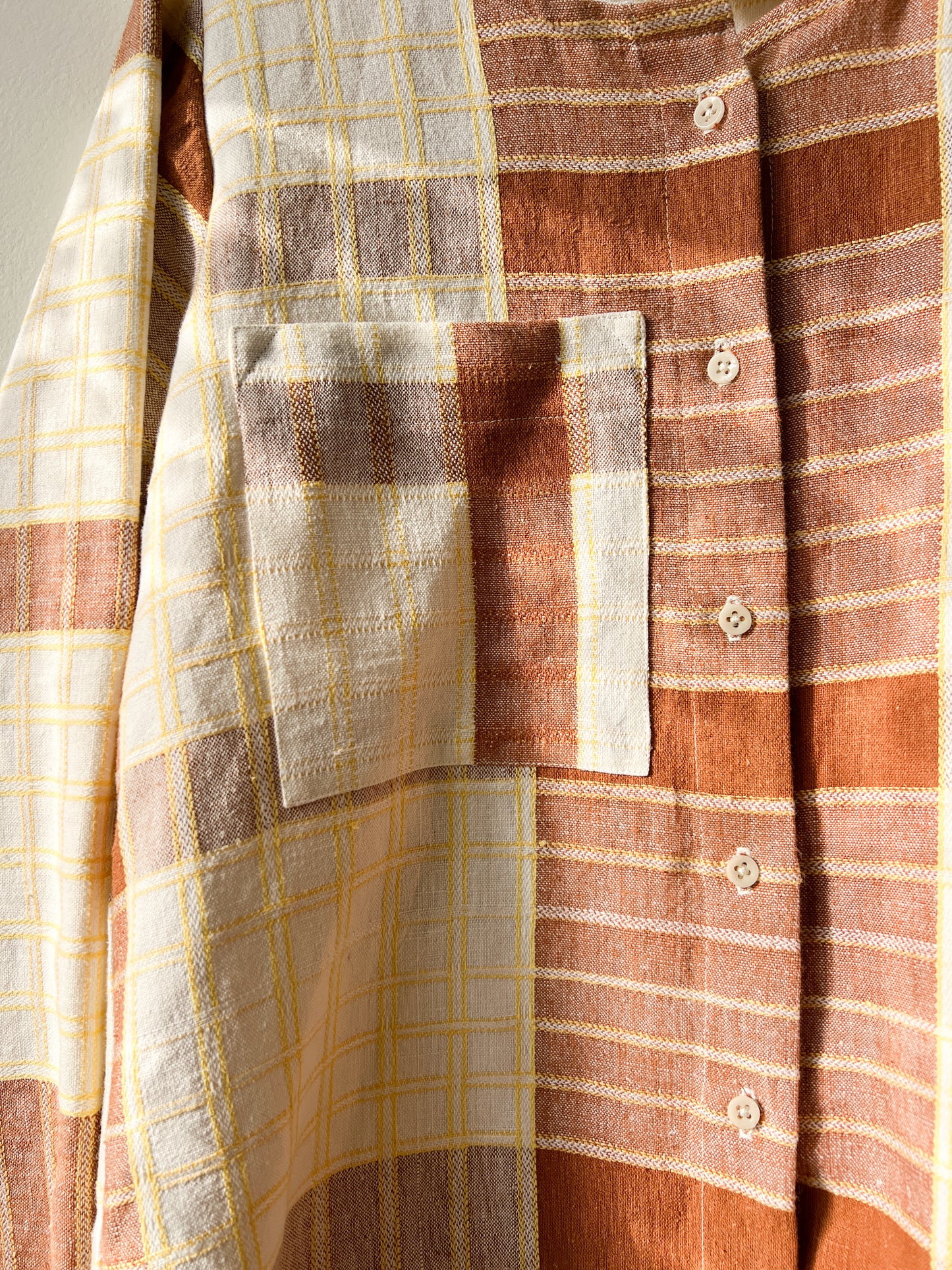 Košeľa Hnedá kocka