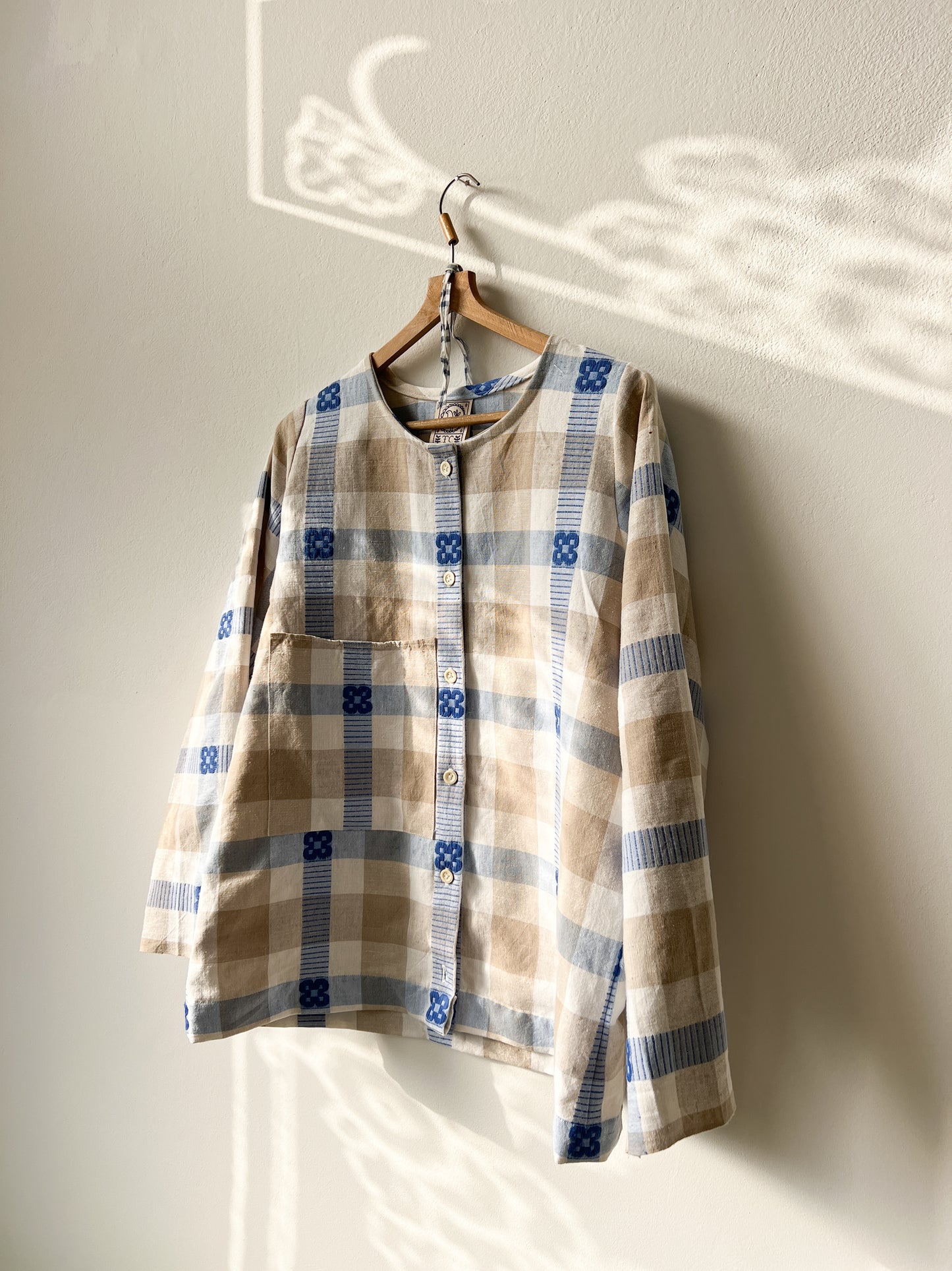 Košeľa Modrá kocka