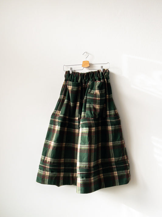 Woolen skirt Green