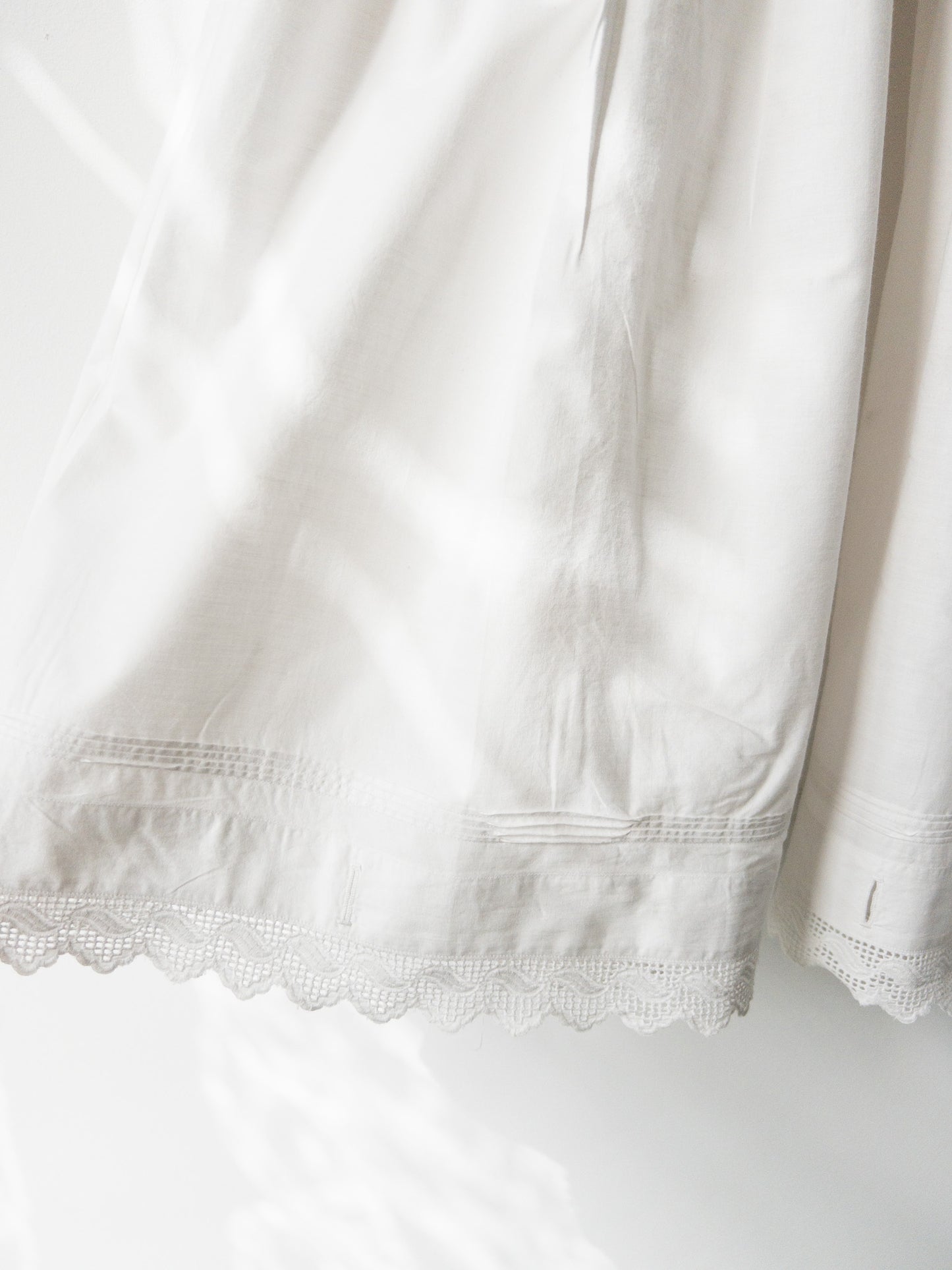 White embroidered skirt