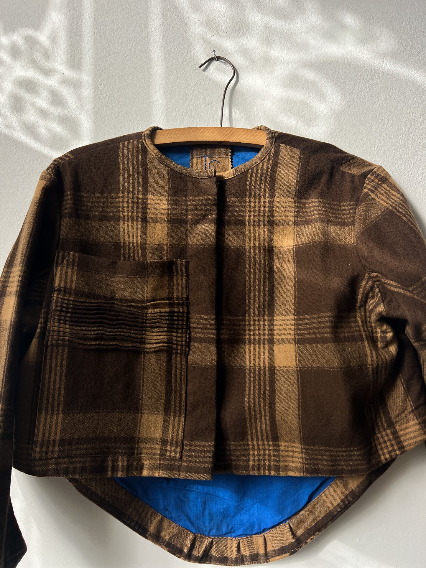 Vlnená jupka Hnedá