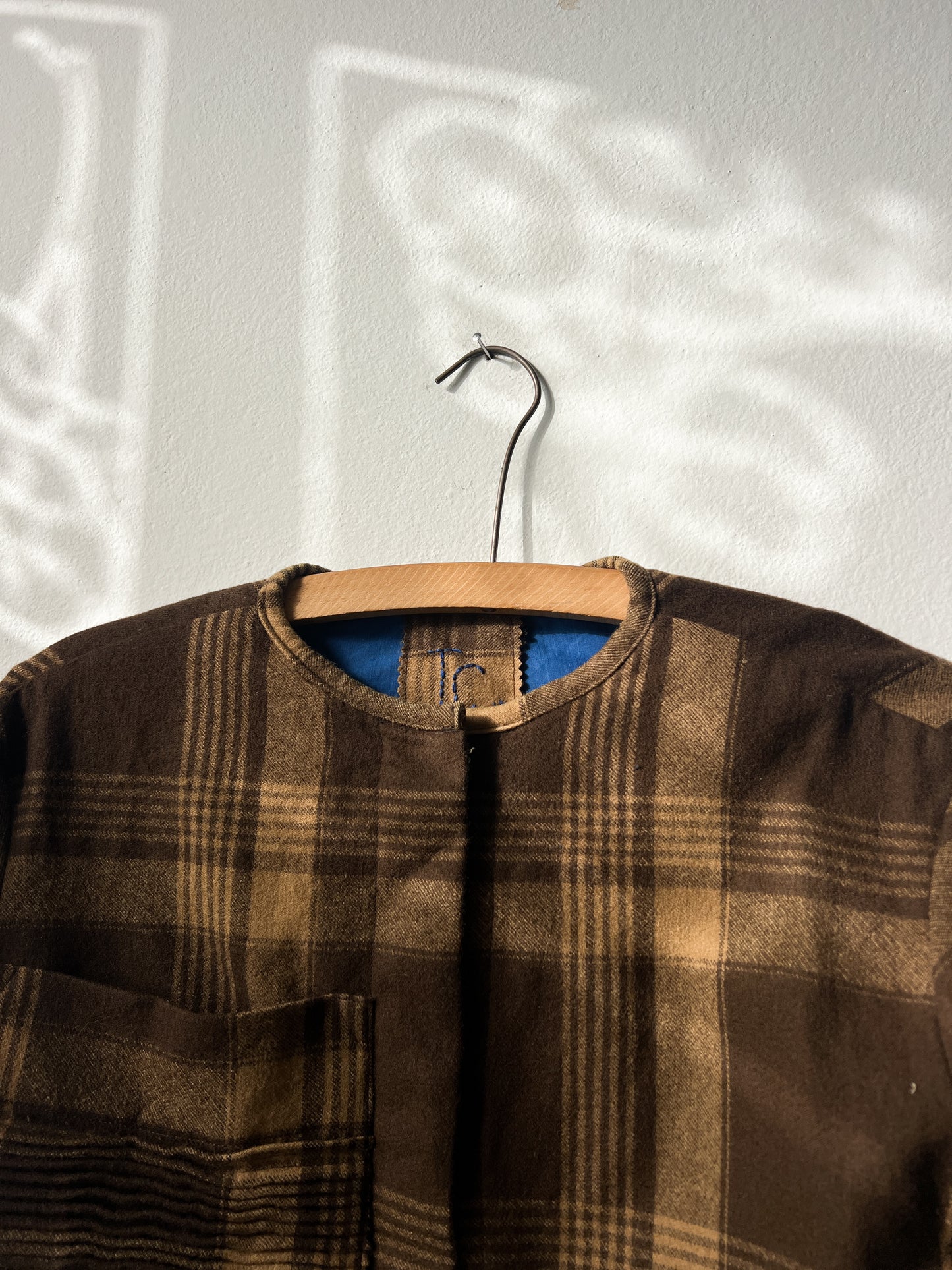 Vlnená jupka Hnedá