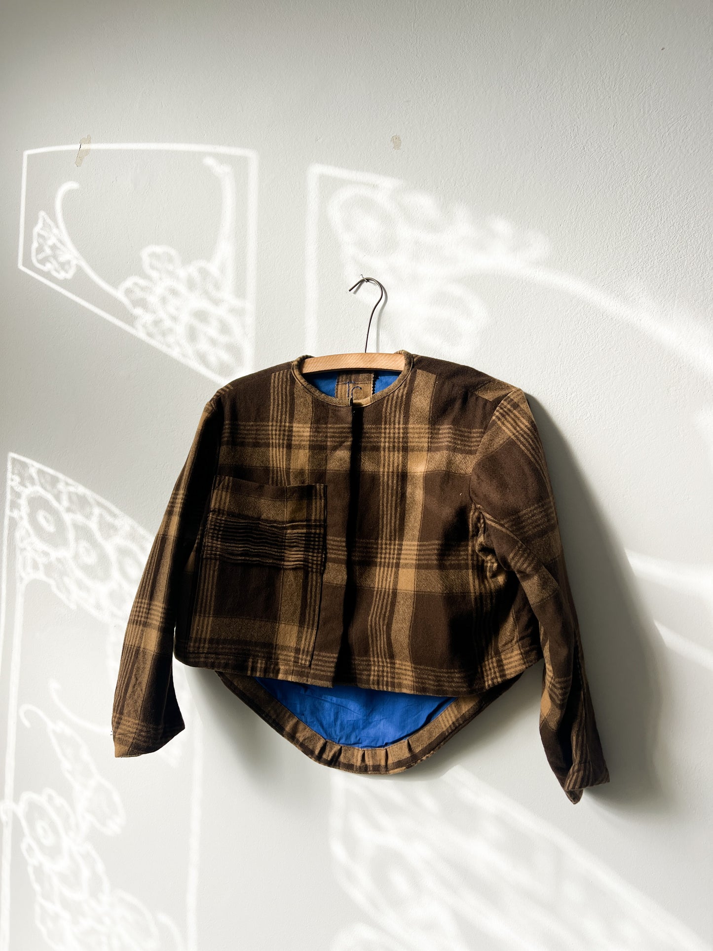 Vlnená jupka Hnedá