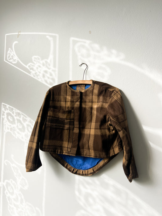 Vlnená jupka Hnedá