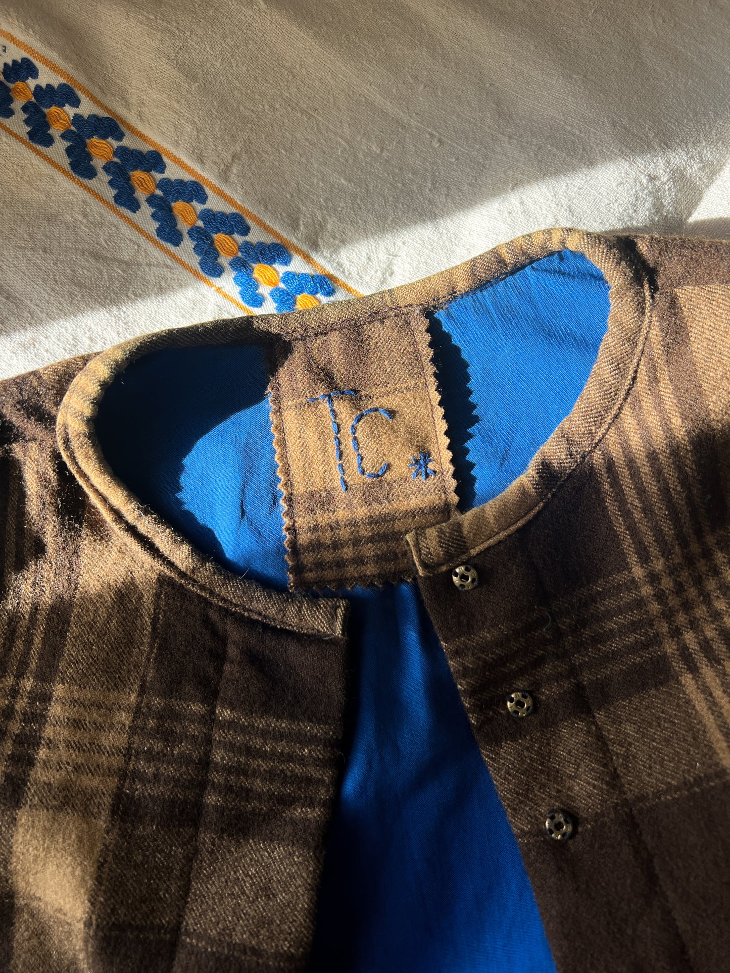 Vlnená jupka Hnedá