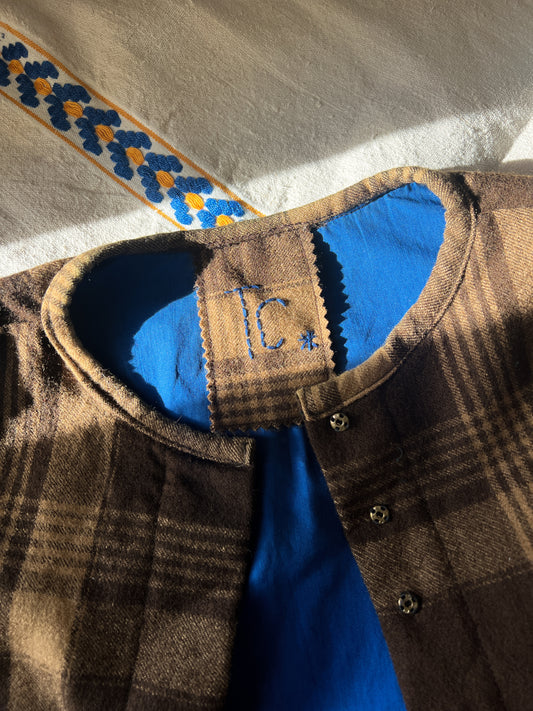 Vlnená jupka Hnedá