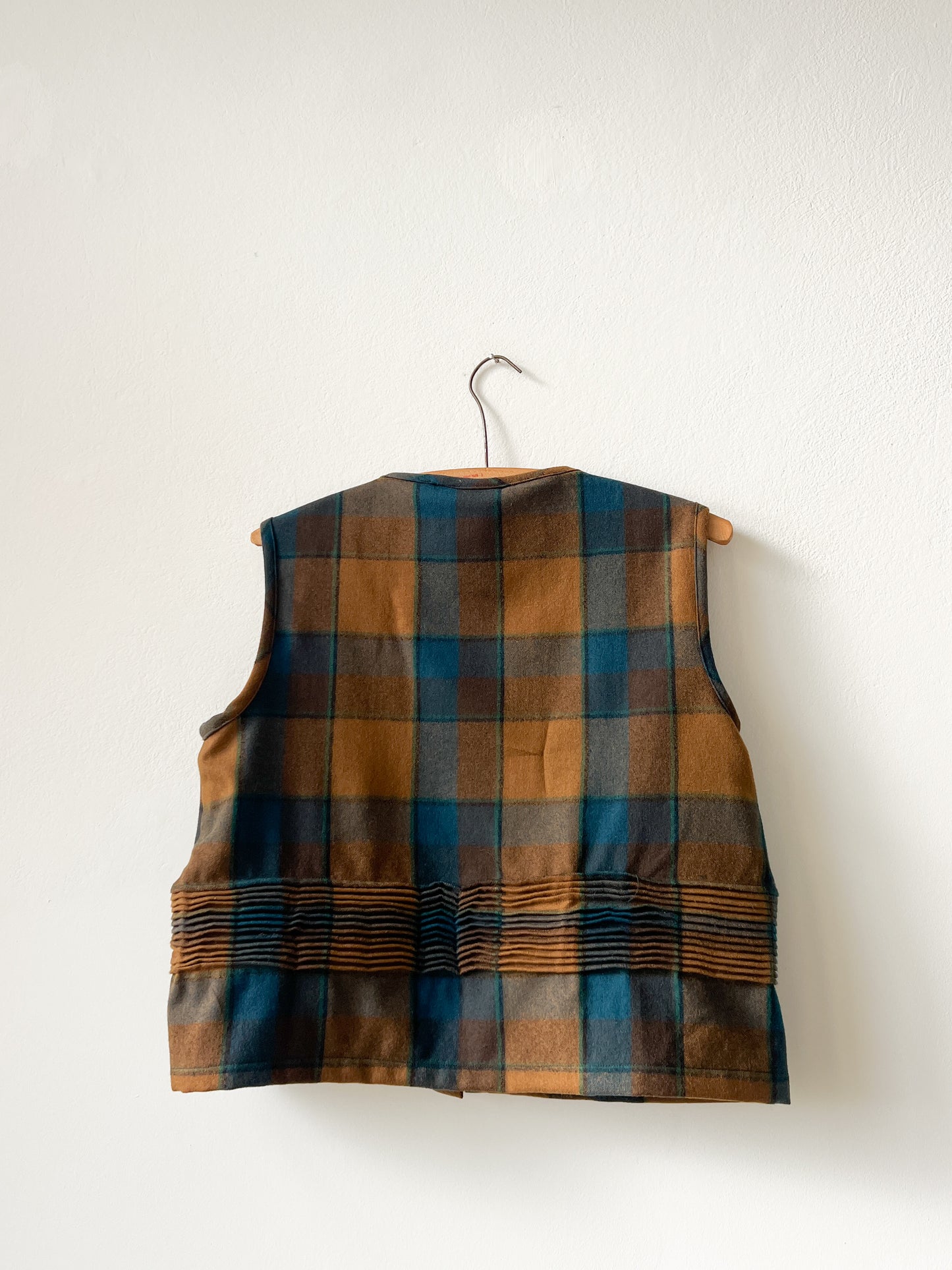 Vlnená vesta Oranžová