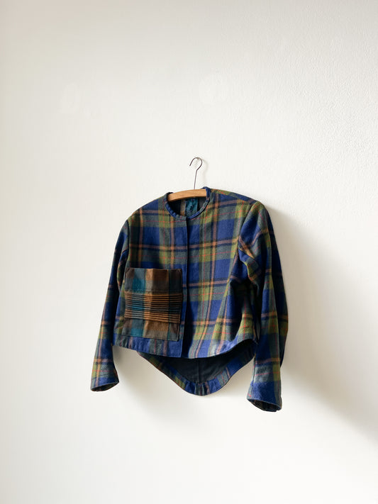 Vlnená jupka Tmavomodrá