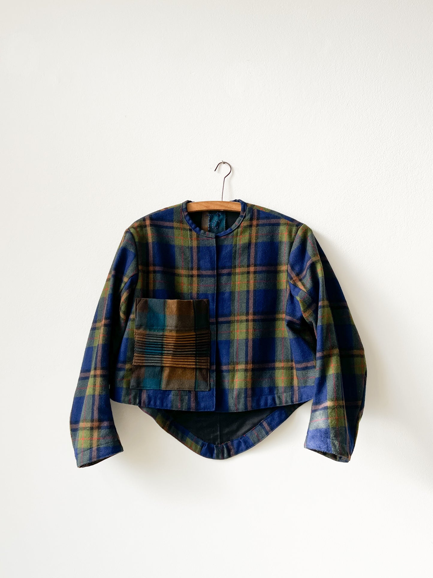 Vlnená jupka Tmavomodrá